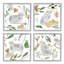 «Happy Cat Botanical Collage», ensemble de 4 giclées par Melissa Wang-416995042-416995040