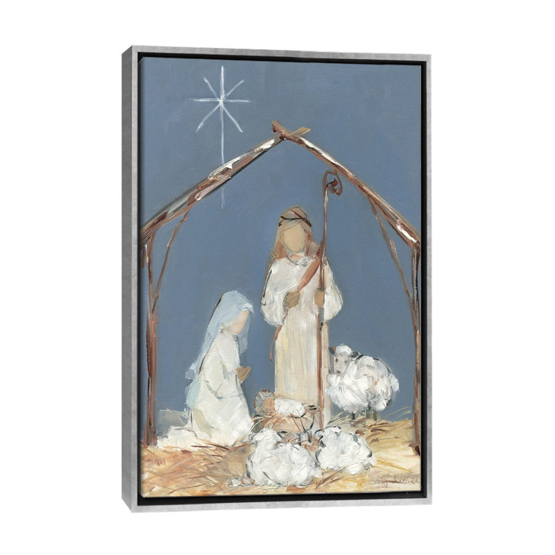 Twilight Nat Natic Prayer - reproduction d'art murale encadrée, Argent argent, H 40 po x l 26 po