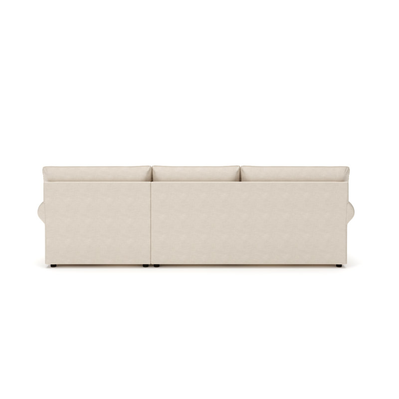 Charlie 2-Piece Sofa With Chaise Sectional, Cruise Adrift, Bayou Midnight