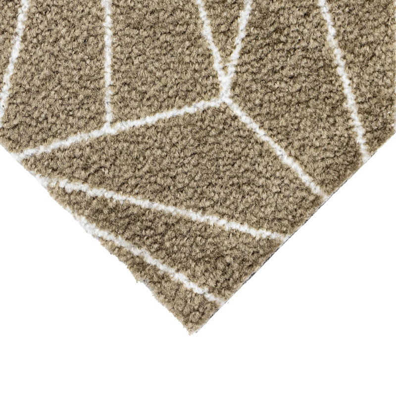 Mega Runner - Geo - Brown, 57cm W x 150cm L