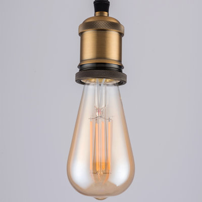 60W Equivalent ST64 E27/Medium (Standard) Dimmable 2200K LED Bulb