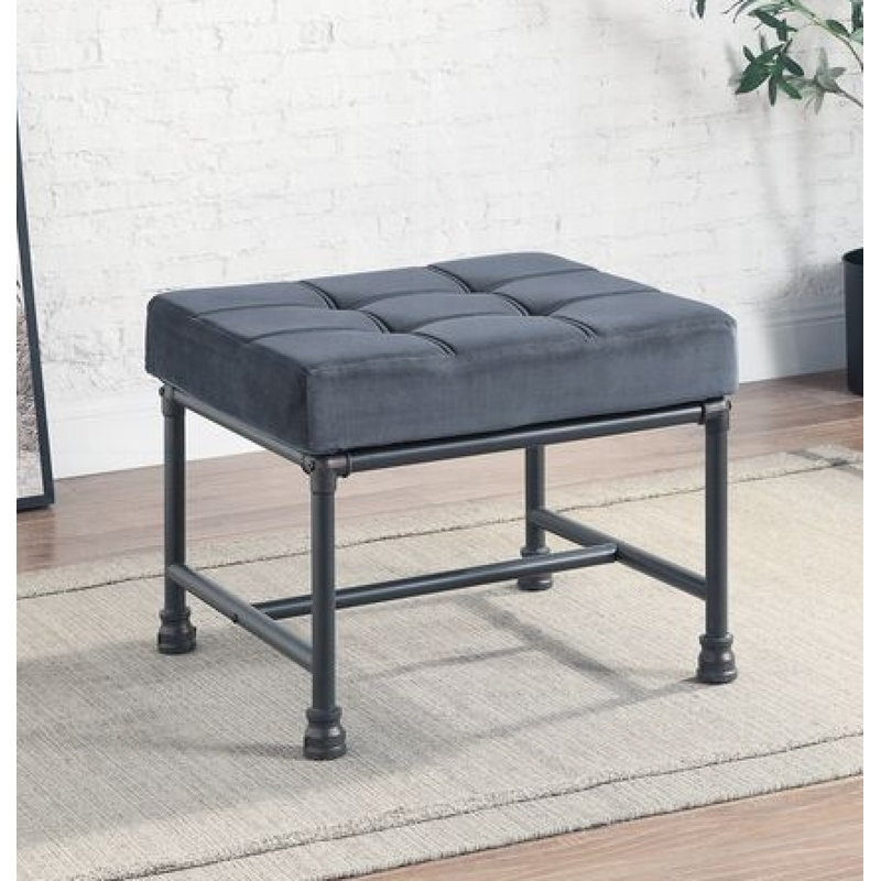 Jovel Velvet Ottoman
