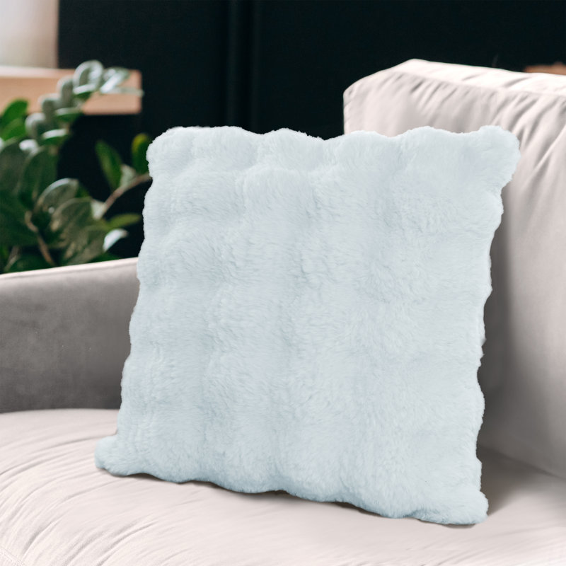 Coussin Bubble, Bleu