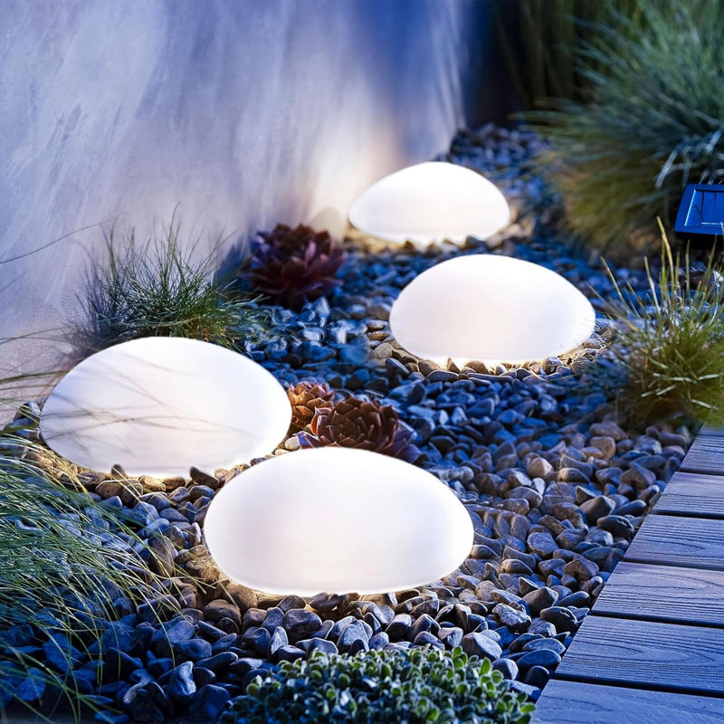 Lampe d'extérieur en forme de pavé 10,2 po, 16 couleurs