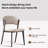 Simple light luxury rectangular dining table sets-104490565