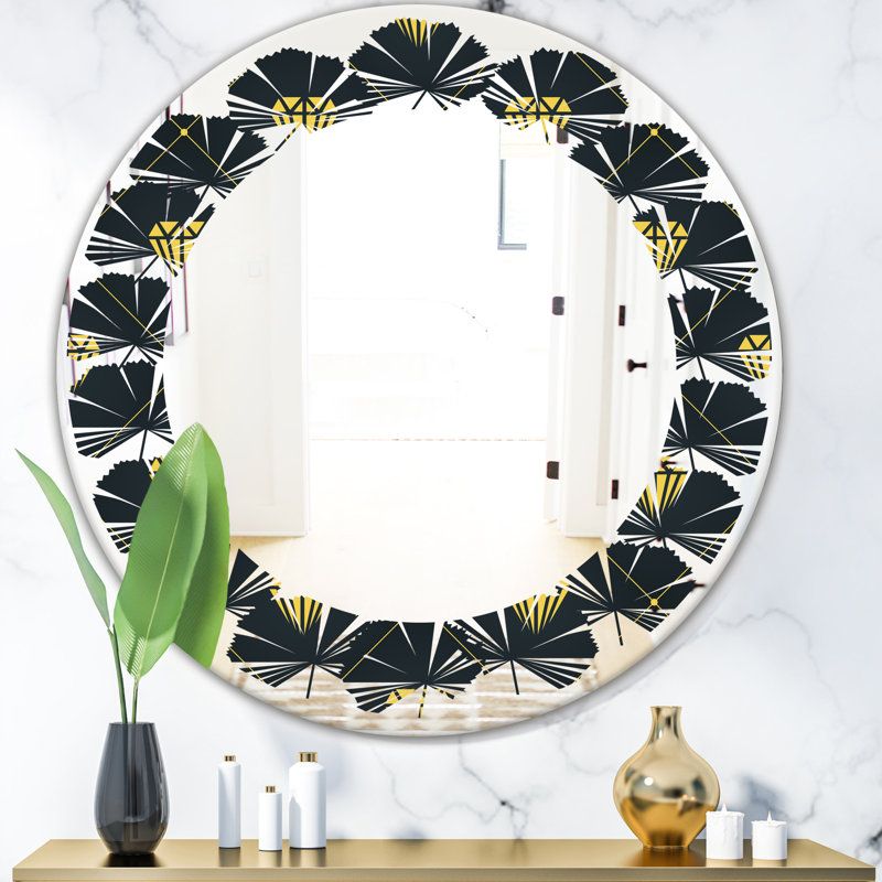Miroir mural Wave Luxury Drops II, 31,5 po x 31,5 po