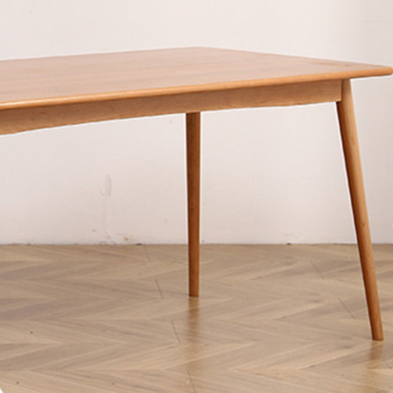 Owenn Cherry Solid Wood Dining Table, 29.52" H x 62.99" L x 31.49" W