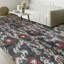 Tapis noir de haute qualité noué à la main