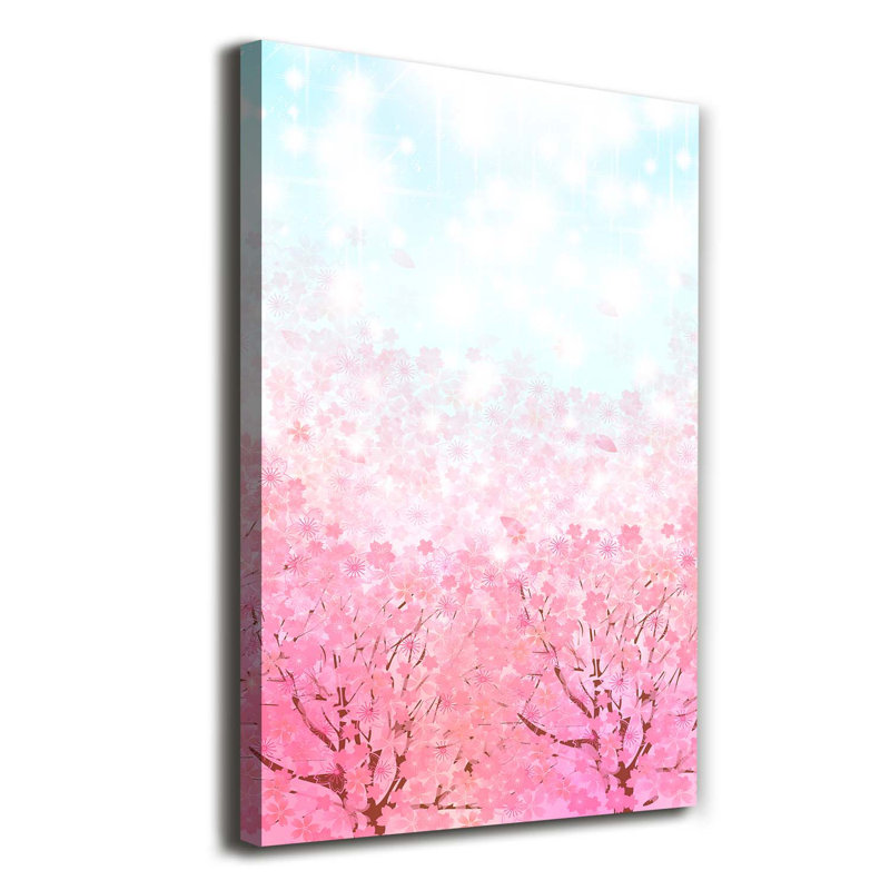 Cherry Blossoms - Wrapped Canvas Print