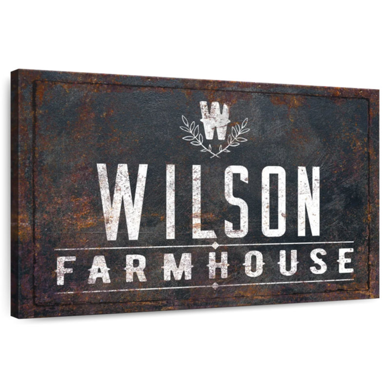 Plaque murale Wilson Farmhouse, H 16 po x l 24 po