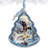 4'' Glass Hanging Figurine Ornament