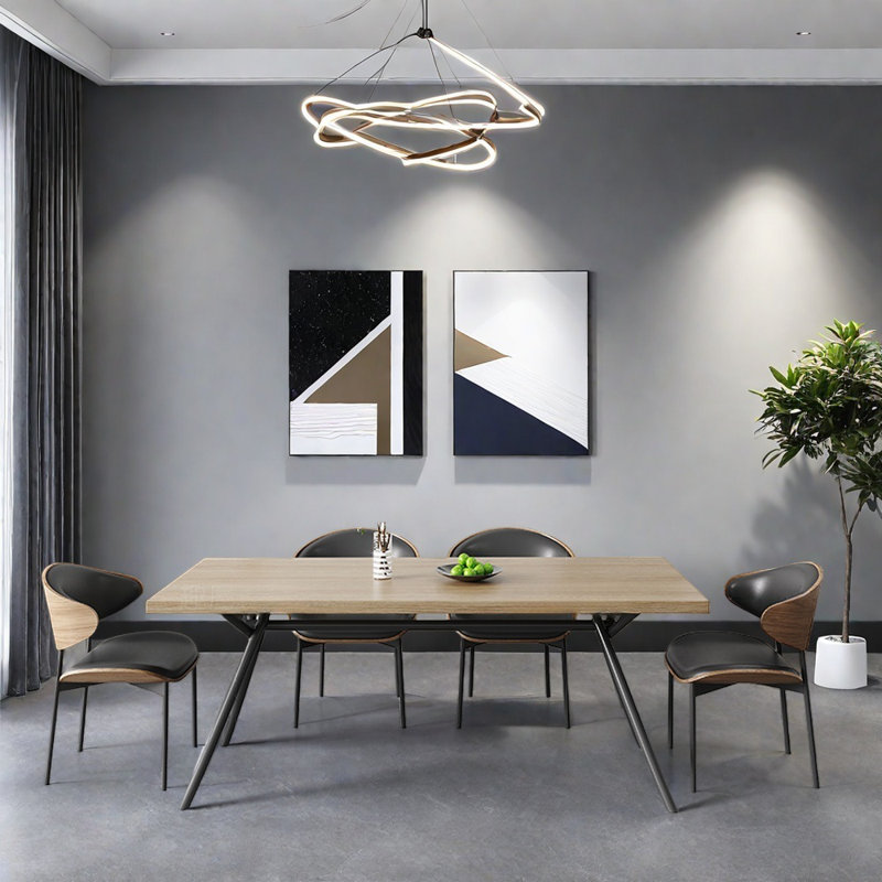 Ensemble de table Minimalist, H 29,52 po x L 62,99 po x l 31,49 po