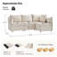 Canapé modulaire 4 pièces Woodring-398654125