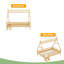 Lit plateforme House avec escalier, structure de lit simple en bois massif, profil bas et design amusant pour enfants-1055038405-1055038402