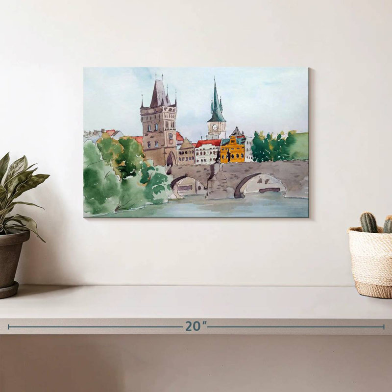 Prague Dream, 8" H x 12" W