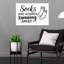 Socks Running Away by Imperfect Dust - Wrapped Canvas Print-316426449