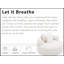 Round Memory Foam Sofa Bed with Pillows for Living Room Comfort and Versatile Sleeping Functionality