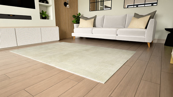 Wool Hand Knotted Area Rug, 2.30m x 1.60m