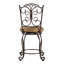 Tabouret de bar et de comptoir pivotant en métal avec siège rembourré Alcrossagh-47824034