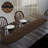 Black & Tan Jute Table Runner