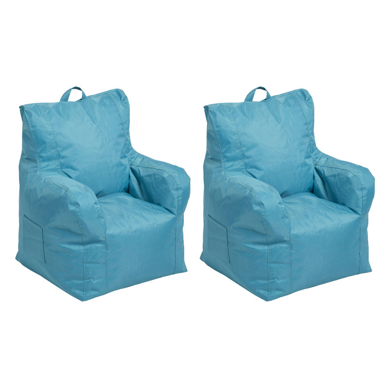 Petit fauteuil à billes Cali, Nylon turquoise