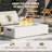 56'' Propane  Concrete Outdoor Single Fire Pit Table