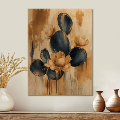 Nalston II - impression d'art mural en bois bleu du sud-ouest
