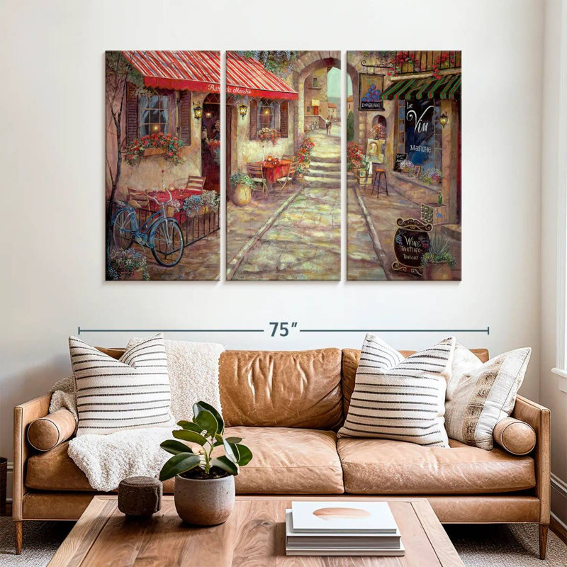 Sireci Bar Du Marche, 42" H x 65" W
