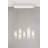 7 - Light White LED Cluster Pendant-66455183-66455182