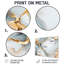 Fractured Marble Time I - Décoration murale abstraite en métal, impression murale en marbre-1545057959