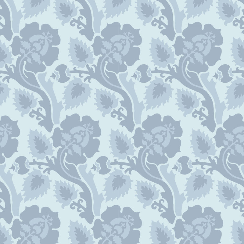 Papier peint botanique Paisley Briar - Dawn Fog, Papier