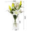 Lys de tigre artificiels dans un vase