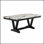 Table de salle à manger Panda en marbre noir et blanc, élégante et durable pour une décoration moderne et polyvalente