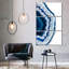 «Blue Amethyst Crystal», reproduction sur toile-484684250