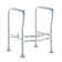 Adjustable Toilet Safety Rail With Padded Handles And Metal Frame