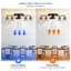 100cm 7 - Blade Crystal Linear Ceiling Fan with Light Kit and Remote/APP