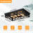 Industrial Square Cage Flush Mount Ceiling Light