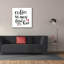 Toile épique Graffiti «Coffee First Love» par Elizabeth Caldwell, 37 po x 37 po-1997844981