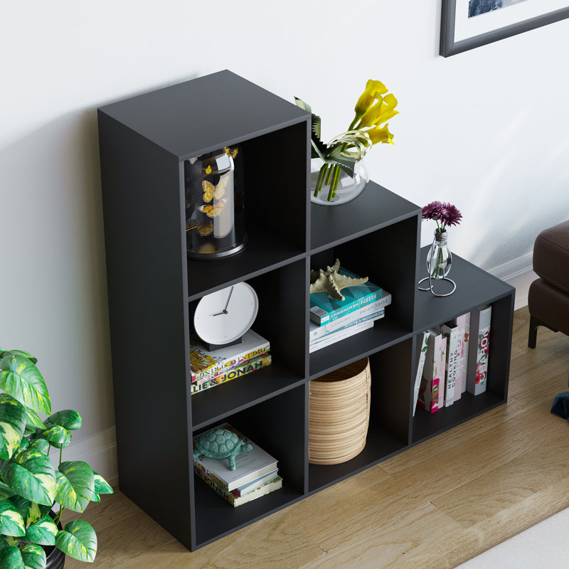 96.5cm H x 96.5cm W Bookcase, Black