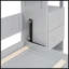 Lit escamotable double pleine grandeur avec tablettes