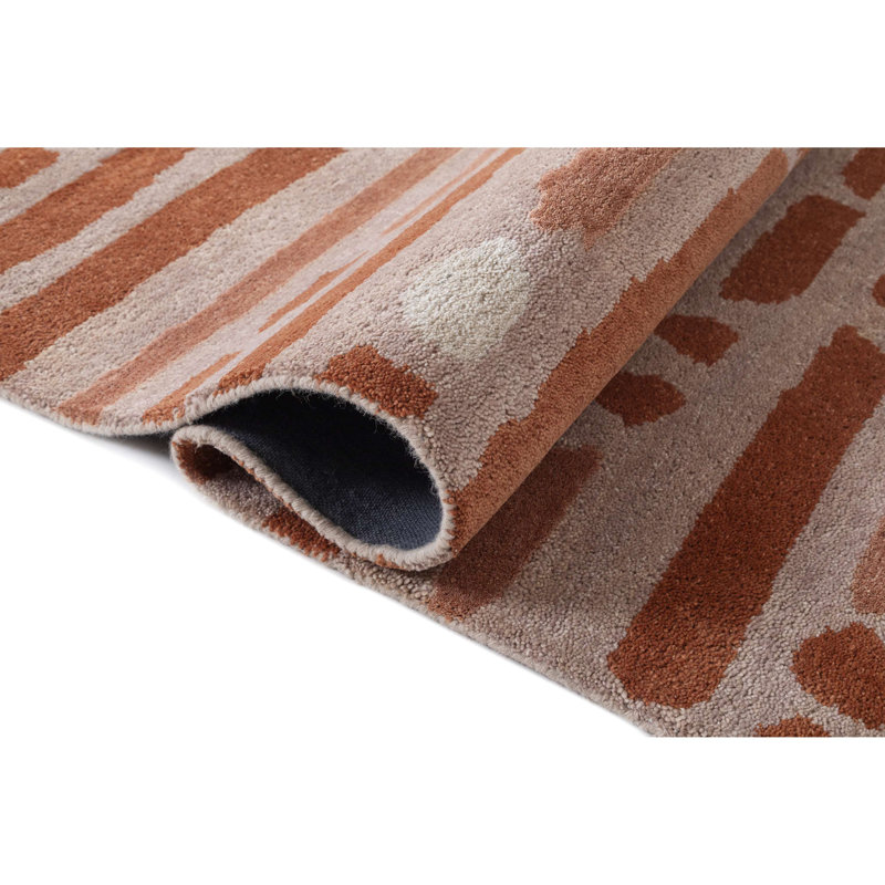 Hand Tufted Wool Brushstroke Indoor Area Rug, Rectangle 2' x 3'