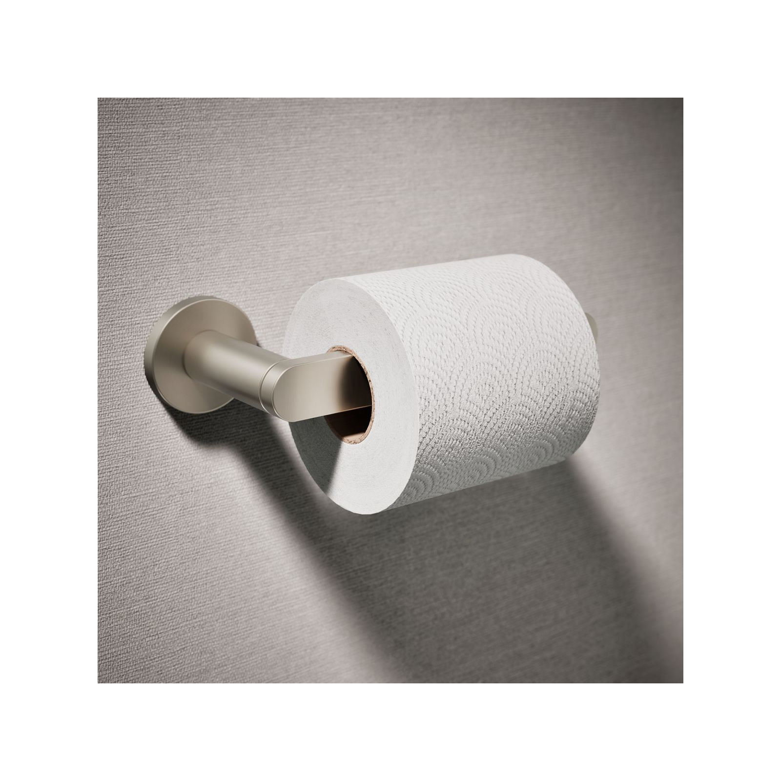 Wall Mount Toilet Paper Holder, Gray