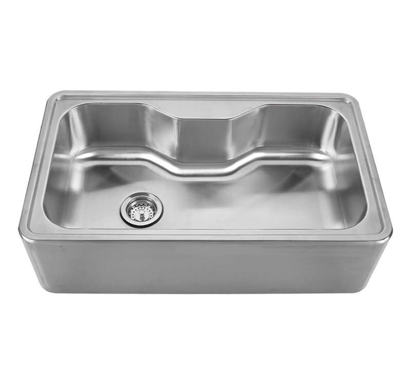 34" L x 20" W Drop-In Kitchen Sink, No Hole