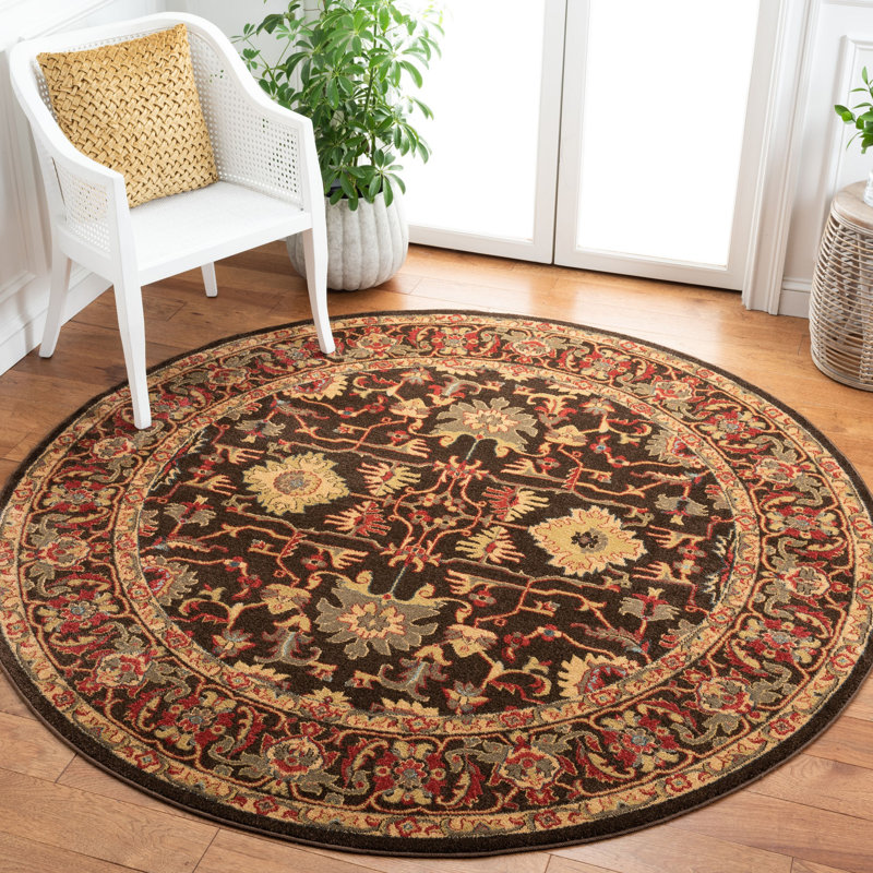 Tapis oriental performance Soleia, Rond 6 pi 7 po