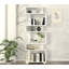 Alberton 165.3cm H x 60cm W Geometric Bookcase-1526156912