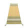 Azizi Striped Hand Woven Cotton Yellow Rug