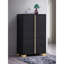 Commode 5 tiroirs noire-870137868