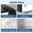 BANGSON 7.1 Cu.Ft, 2 Doors Apartment Size Fridge with Bottom Freezer-108687606