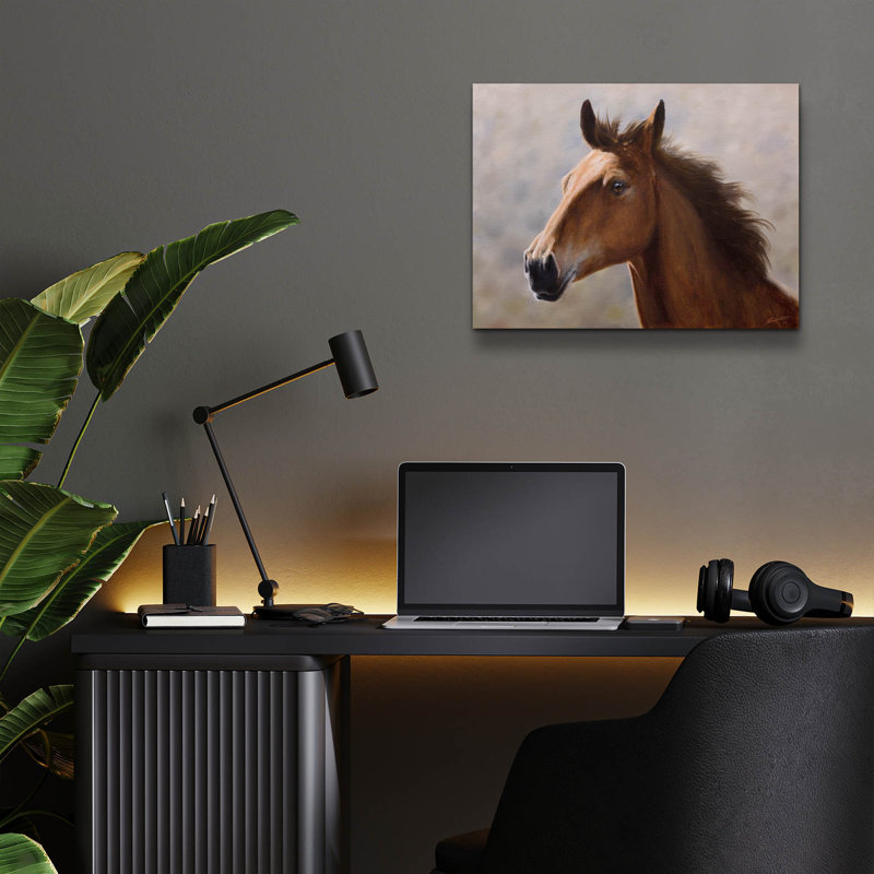 Epic Art «Horse penséts» par John Silver, acrylique «Horse penséts» par John Silver, H 12 po x l 16 po x P 0,13 po