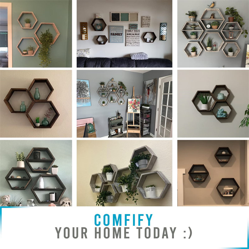 Adale 3 Piece Hexagon